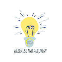 Mental Health Wellness Sticker by Collaborative Support Programs of NJ