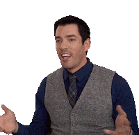 Drew Scott Wow Sticker by Discovery Home & Health BR