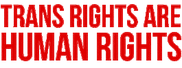 Human Rights Trans Sticker by Troupe429