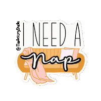 TheArtistryStudio couch i need a nap theartistrystudio ineedanap Sticker