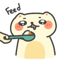 Hungry Curry Rice Sticker