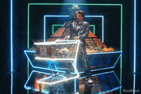 KauflandCesko party shopping basket piano GIF
