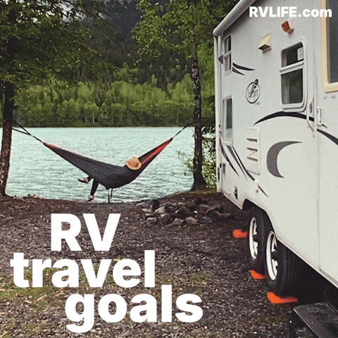Camping Lets Go GIF by RV LIFE Pro
