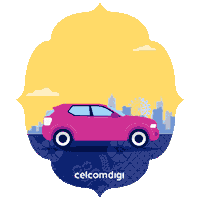 Raya Kampung Sticker by Celcom