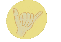 Hands Surf Sticker