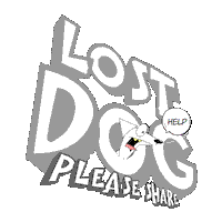 Dog Adopt Sticker