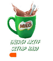 Sport Chocolate Sticker by MILO Indonesia