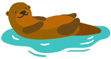 Baton Rouge Otter Sticker by BREC Parks