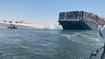 Ever Given Cargo Ship Leaves Suez Canal After Deal Struck