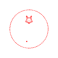 Hunting Fur Sticker by Lifted streetwear