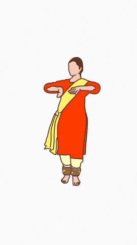 Dancing Girl Art GIF