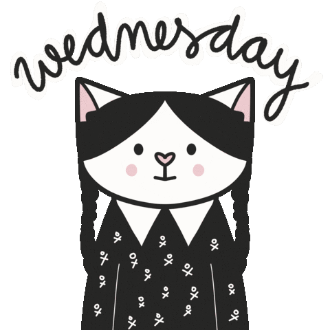 Doodle Wednesday Sticker by Cat & Raven