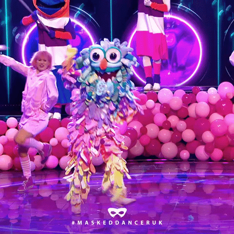 Happy Dance GIF by The Masked Singer UK & The Masked Dancer UK
