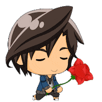 flower love Sticker by Sammy_Krizpy