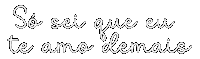 I Love You Frase Sticker