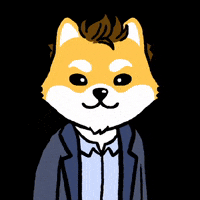 DogelonMars love heart dog meme GIF