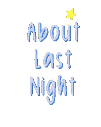 Last Night Party Sticker