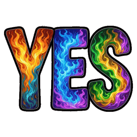 Affirm Yes Please Sticker