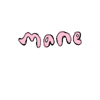 Logo Pink Sticker by Mane