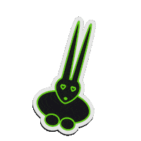 iwasborniv sticker rabbit matrix alice in the wonderland Sticker