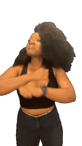 Happy Black Woman Sticker by MonA Hayslett