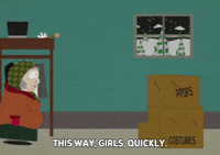 ushering old lady GIF by South Park 