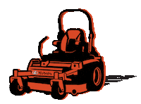 KubotaUSA landscaping mower lawn mower kubota Sticker