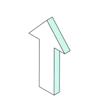 Arrow Top Sticker by Qonto