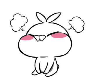 Rabbit 怒る Sticker by クレイジー闇うさぎ