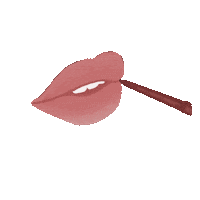 Lips Lip Liner Sticker by By Lizzie Parra