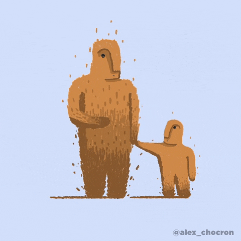character fading GIF by alexchocron