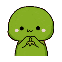 Frog Hello Sticker by Kibbi