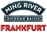 Frankfurt Sticker by Ming River