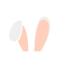 Easter Bunny Sticker by Bloeiend