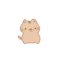 creamcatyuni love kiss 뽀뽀 creamcat Sticker