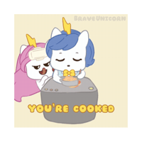 Game Over Bu Sticker by Brave Unicorn