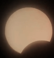Partial Solar Eclipse Captured Over Northern Ireland