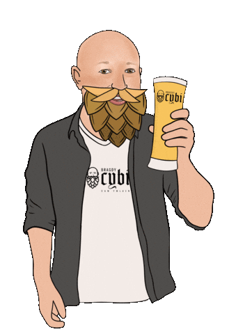 Cheers Dan Sticker by Bragdy Cybi