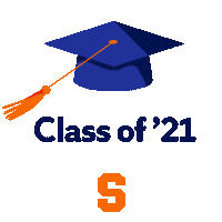 College Orange Sticker by Syracuse University