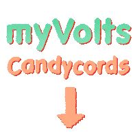Candycords Sticker by MyVolts