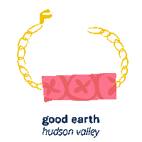 Pink Gold Sticker by Good Earth Hudson Valley