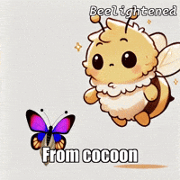 Beauty Butterfly GIF by Beelightened