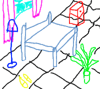bed mono Sticker by fr
