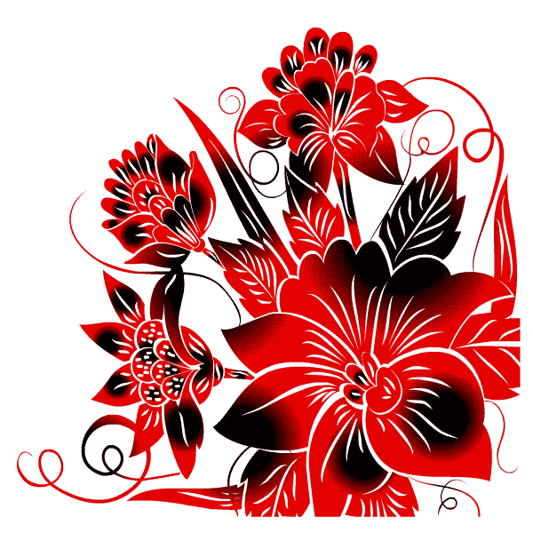 sticker flower by ladypat