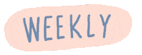 Text Week Sticker by Sara Maese