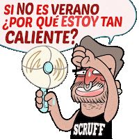 Caliente Scruff Latino Sticker by SCRUFF