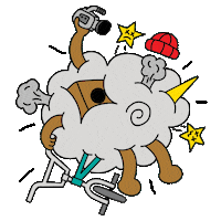 film smoke Sticker by Boxpalm