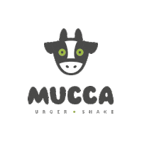 mucca shake burger smash burguer Sticker