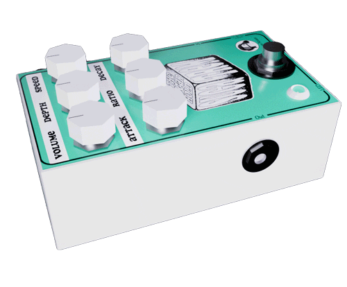 Guitar Pedal 3D Sticker by The NGB