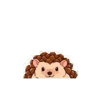 marlynnarts animal pet wood hedgehog Sticker